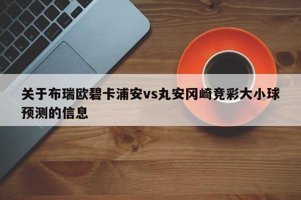 关于布瑞欧碧卡浦安vs丸安冈崎竞彩大小球预测的信息