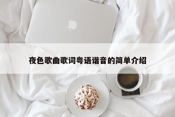 夜色歌曲歌词粤语谐音的简单介绍